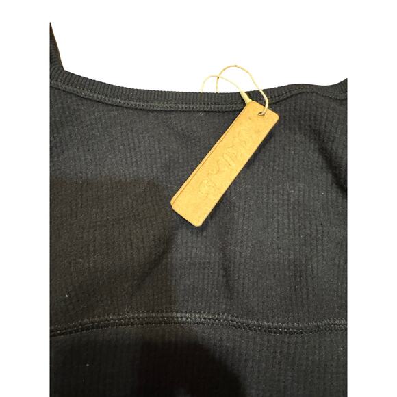 NWT SKIMS Black Waffle Scoop Bra in Onyx Size Large - Picture 2 of 7